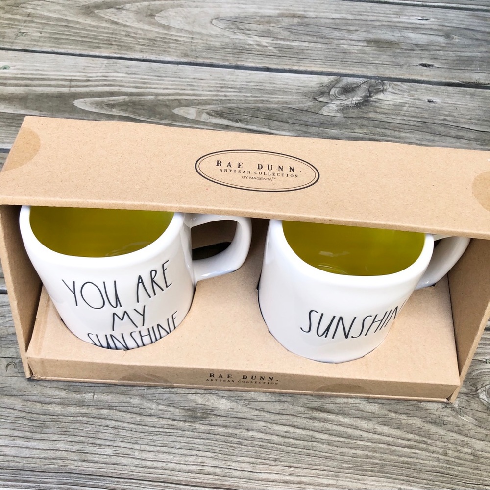 New Rae Dunn Sunshine & You Are My Sunshine Mugs - Picture 4 of 4